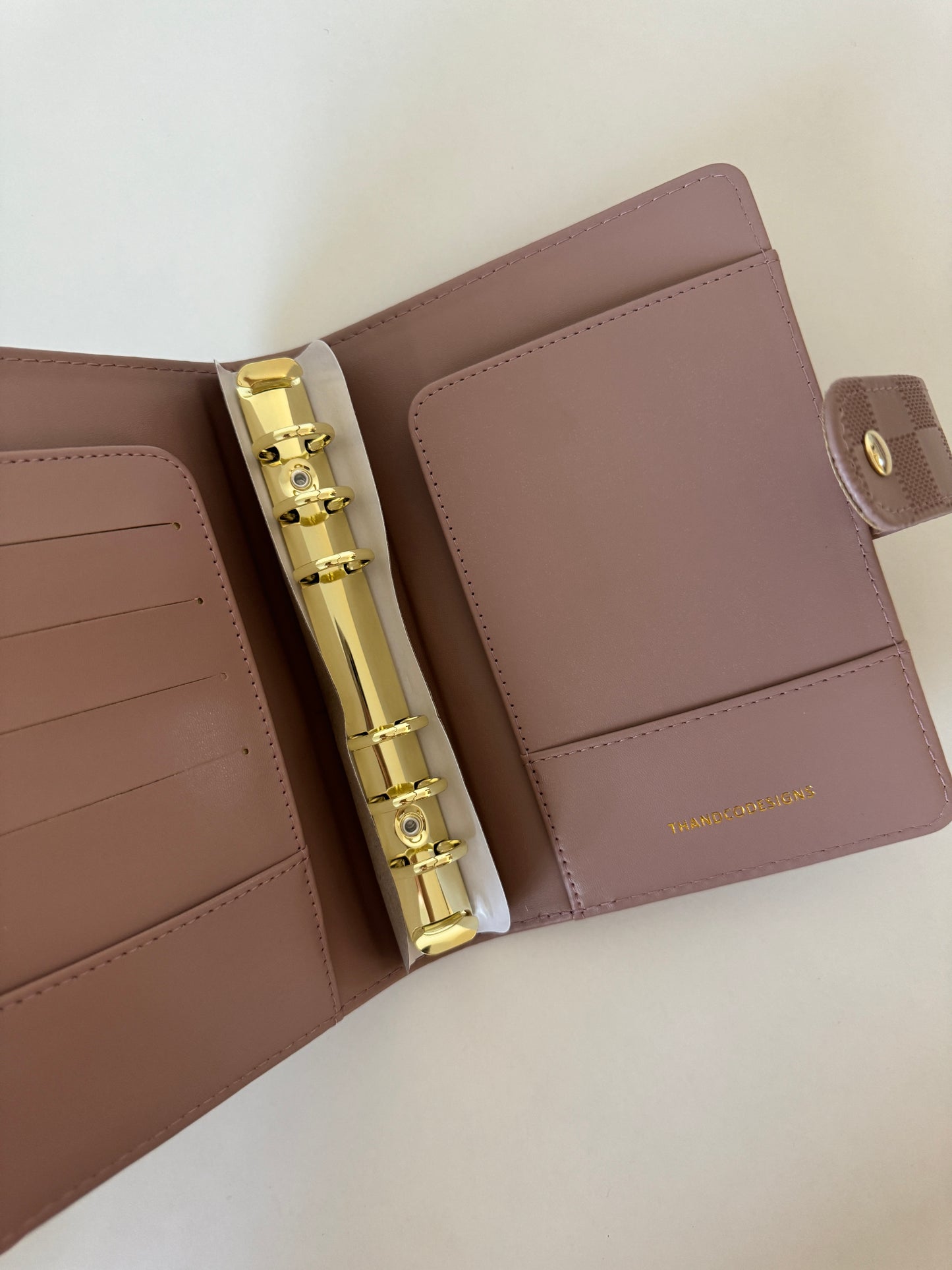 IMPERFECT A6 CHECKERED BUDGET BINDERS