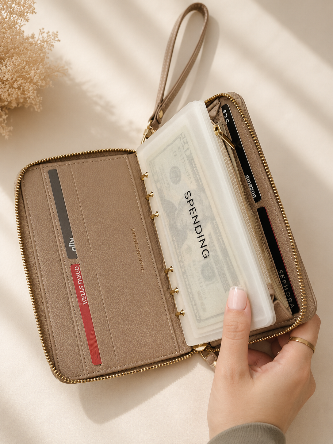 The Everyday Zippy | A6 Compact Cash Wallet