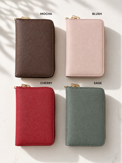 The Everyday Zippy | A6 Compact Cash Wallet