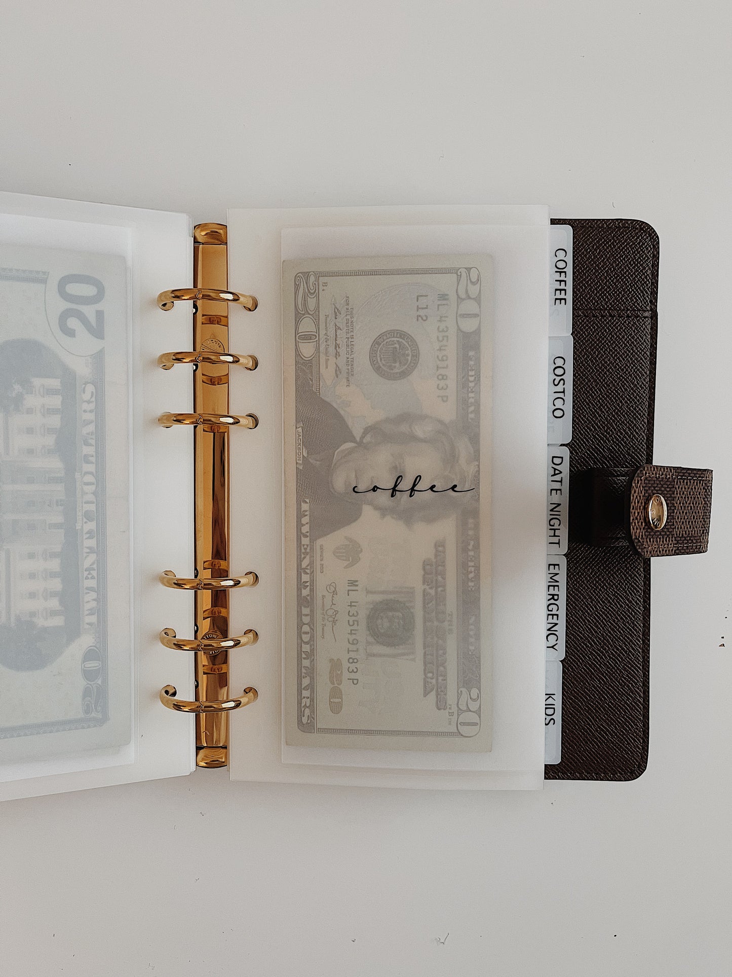 A6 VELLUM CASH ENVELOPES WITH DIVIDER TABS