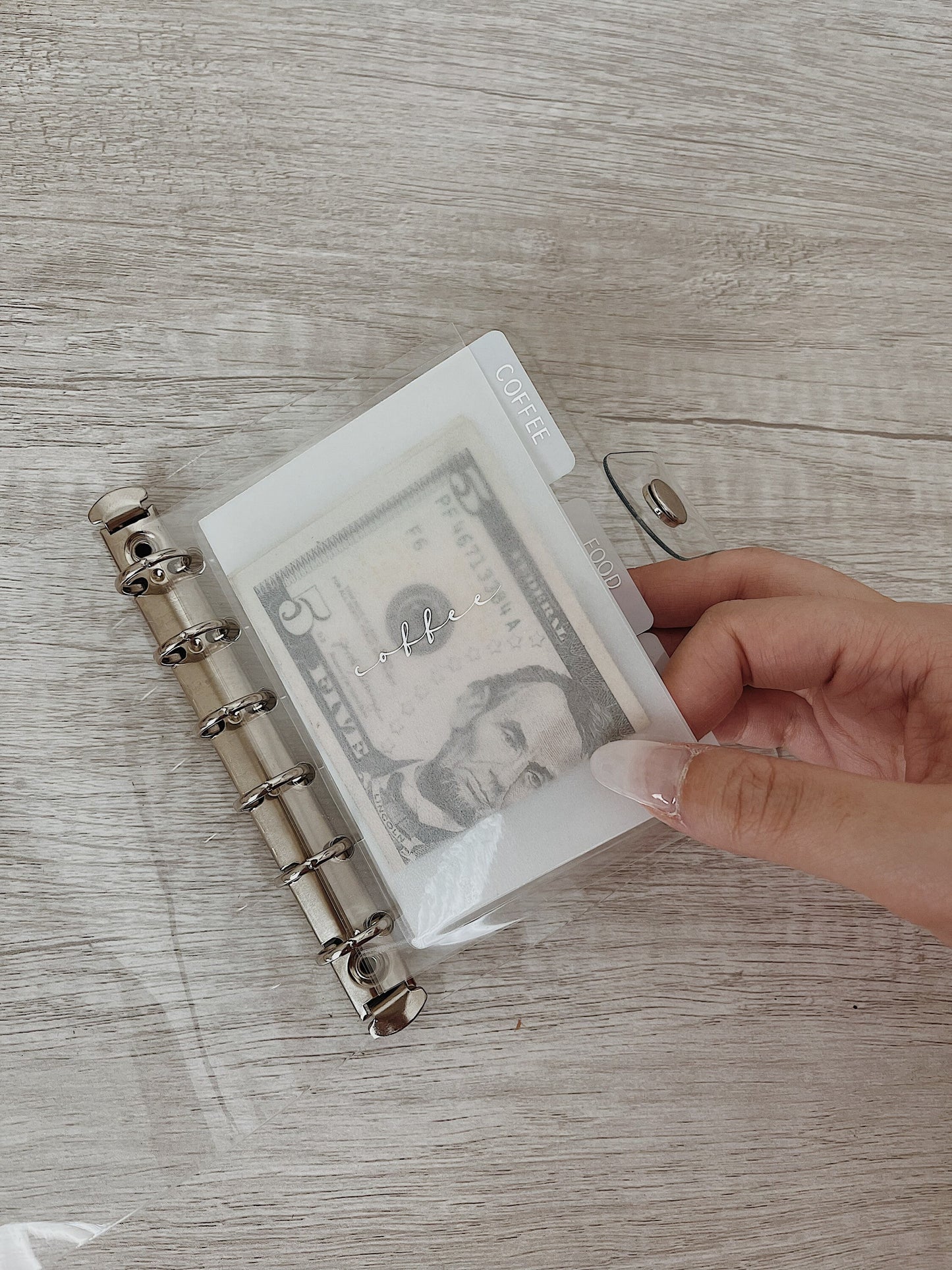 A7 VELLUM CASH ENVELOPES WITH DIVIDER TABS